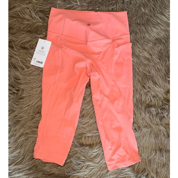 New Athleta Salutation Stash Pocket II Crop Capri Legging size M - Picture 6 of 7